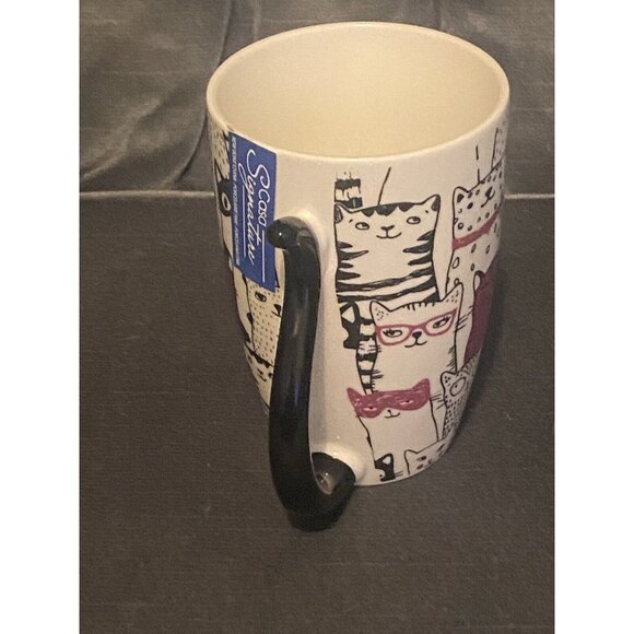 Cat Coffee Mug Casa Signature 5Inch  New - Picture 6 of 6